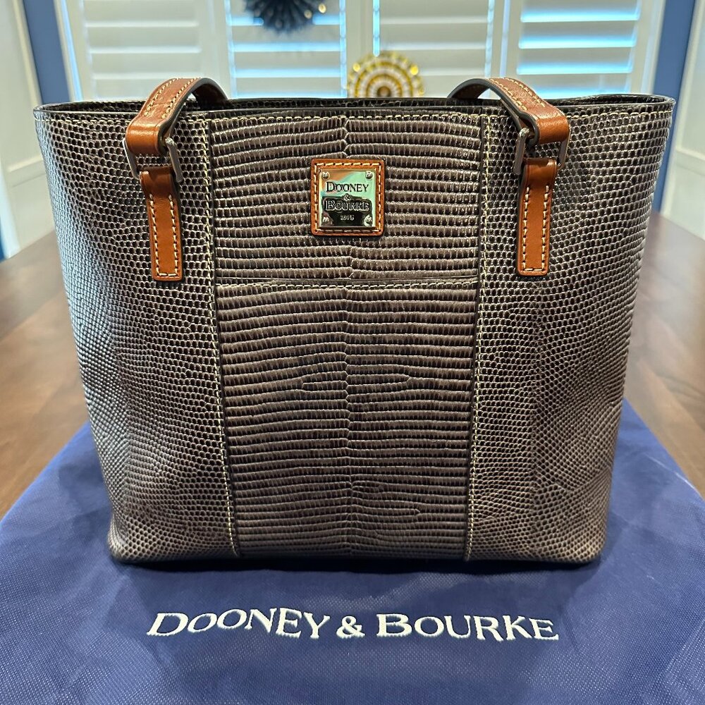 Dooney & Bourke Lexington Grey Tote. Excellent condition with tags.